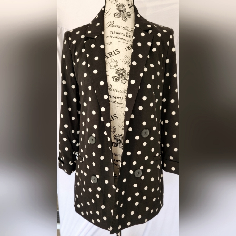 Polka dots blazer